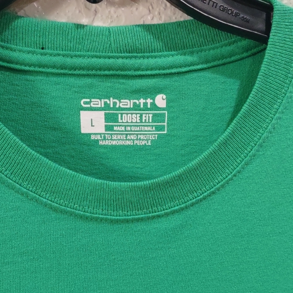 Carhartt Vibrant Green Tee with Pocket - Picture 4 of 15